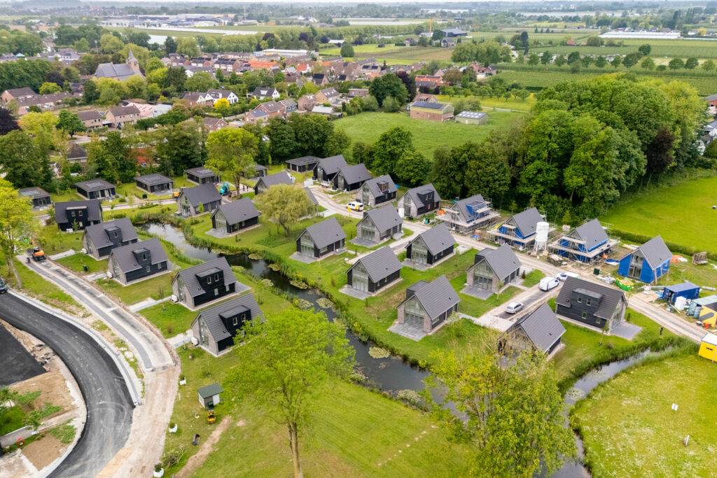 Niewbouwwoningen op vakantiepark de wielsche dreef